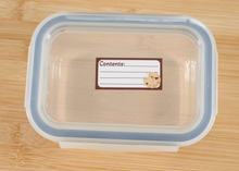 Load image into Gallery viewer, Freezer stickers, write-on food storage content labels, waterproof stickers, food date labels, Labels for food, food storage and pantry stickers.