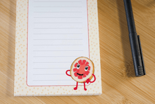 Load image into Gallery viewer, Grocery List Notepad, Cute Pink Grapefruit Lined Pad, 50-Tear Away Sheets