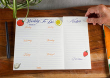 Load image into Gallery viewer, White Weekly Planner Notepad With Detachable To-Do List and Priorities, 50 Tear-Away Sheets
